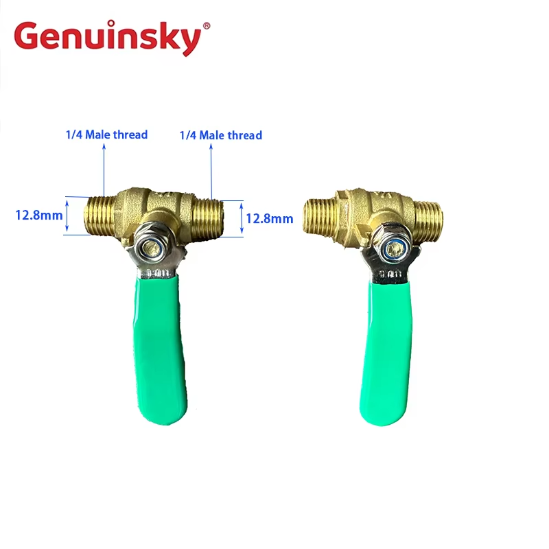 Vanne à billes de 1/4 de pouce