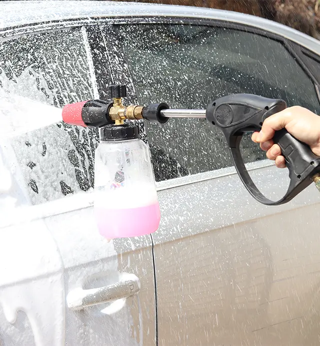 Comment réparer une machine à lavage de voiture avec une basse pression et une faible sortie d'eau