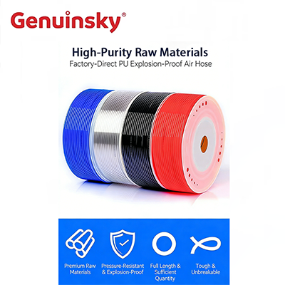 Tuyau d'air antidéflagrant en PU de haute pureté Tuyau d'air antidéflagrant en PU de haute pureté