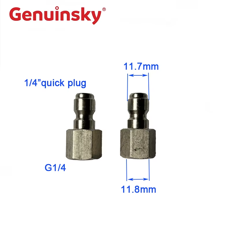 Prise rapide en acier inoxydable 1/4 pouces G1/4 femelle